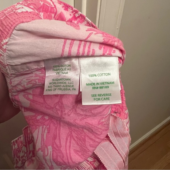 Lilly Pulitzer Pink Pajama Pants Size L - Picture 5 of 6